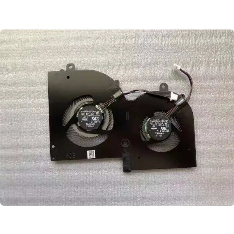 

CPU GPU Cooling Fan For MSI Creator Z16 A11UT A11UE A11UX A11UET MS-1571 MS-1572 Notebook Cooler Fan BS5405HS-U4W BS4505HS-U5C