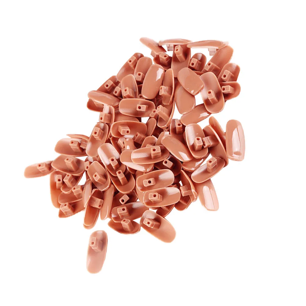 

200Pcs Manicure Practice Nail Tips Durable ABS Material Perfect for DIY Nail Art and Manicure Training Models Nails Tool