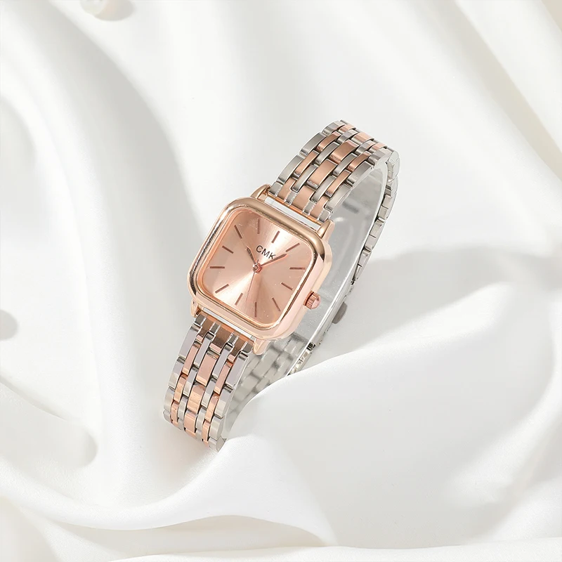 Women's Watch, Quartz Watch, Simple Fashion Casual Watch, Small Elegant Metal Strap, Square Dial