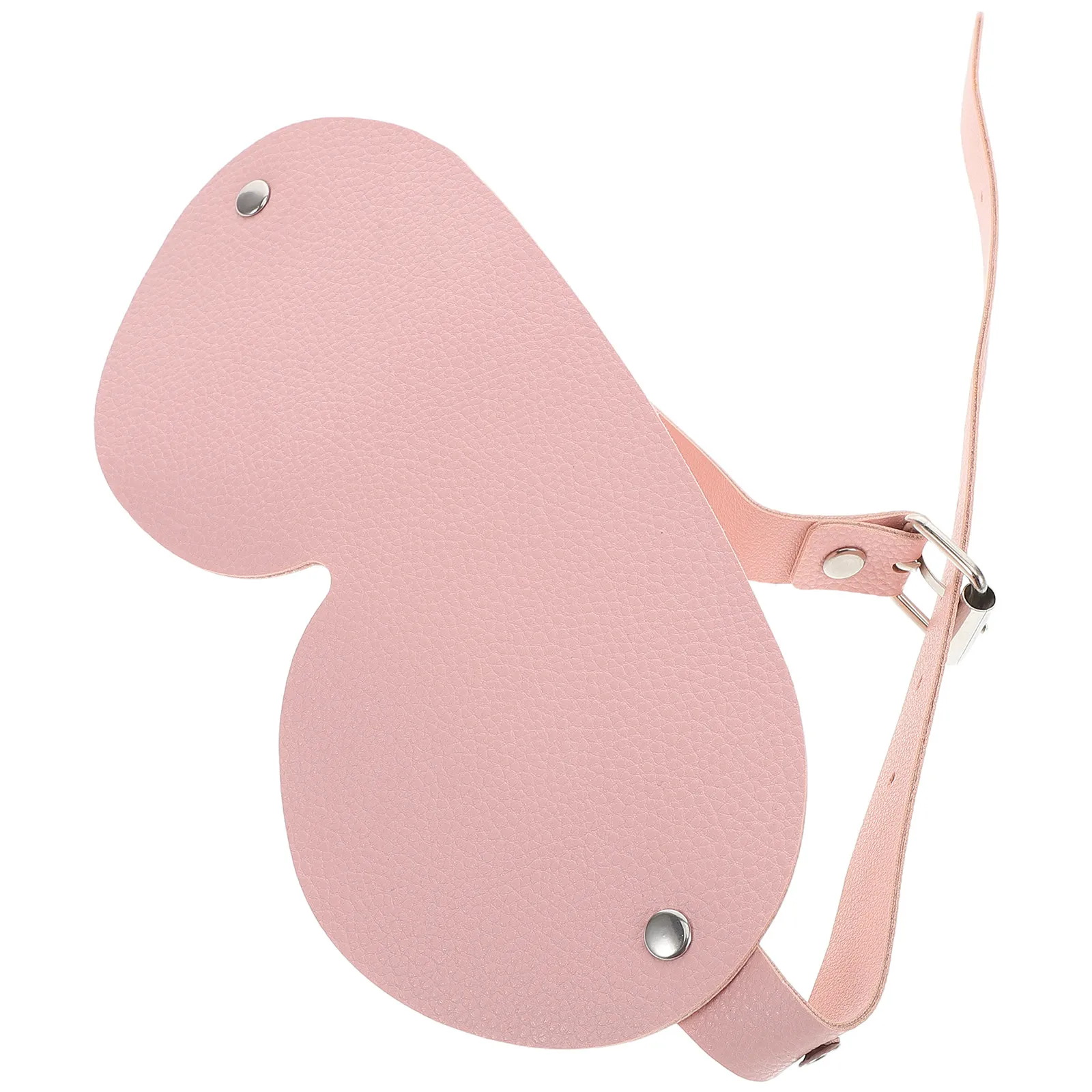 

PU Eye Mask for Sleeping Women Men Adjustable Darkening Blindfold for Relaxation Meditation Party Costume Role Play Game