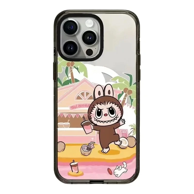 

Cartoon Doll Acrylic Black Border Phone Case Cover for IPhone 11 12 13 14 15 Pro Max Case