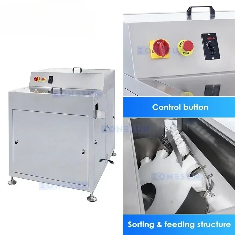 ZONESUN Automatic Gummy Candy Counting Bottling Production Line Bubble Gum Machine Sweet Packaging Equipment ZS-AFLC