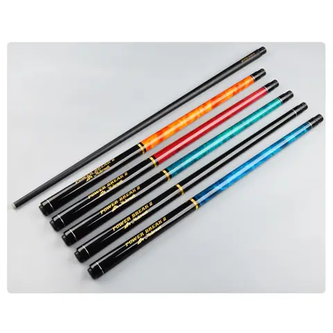 McDermott 54 pouces technologie noire sauter Power Break billard queue de billard avec laisse de 13mm de mètre pour des performances améliorées