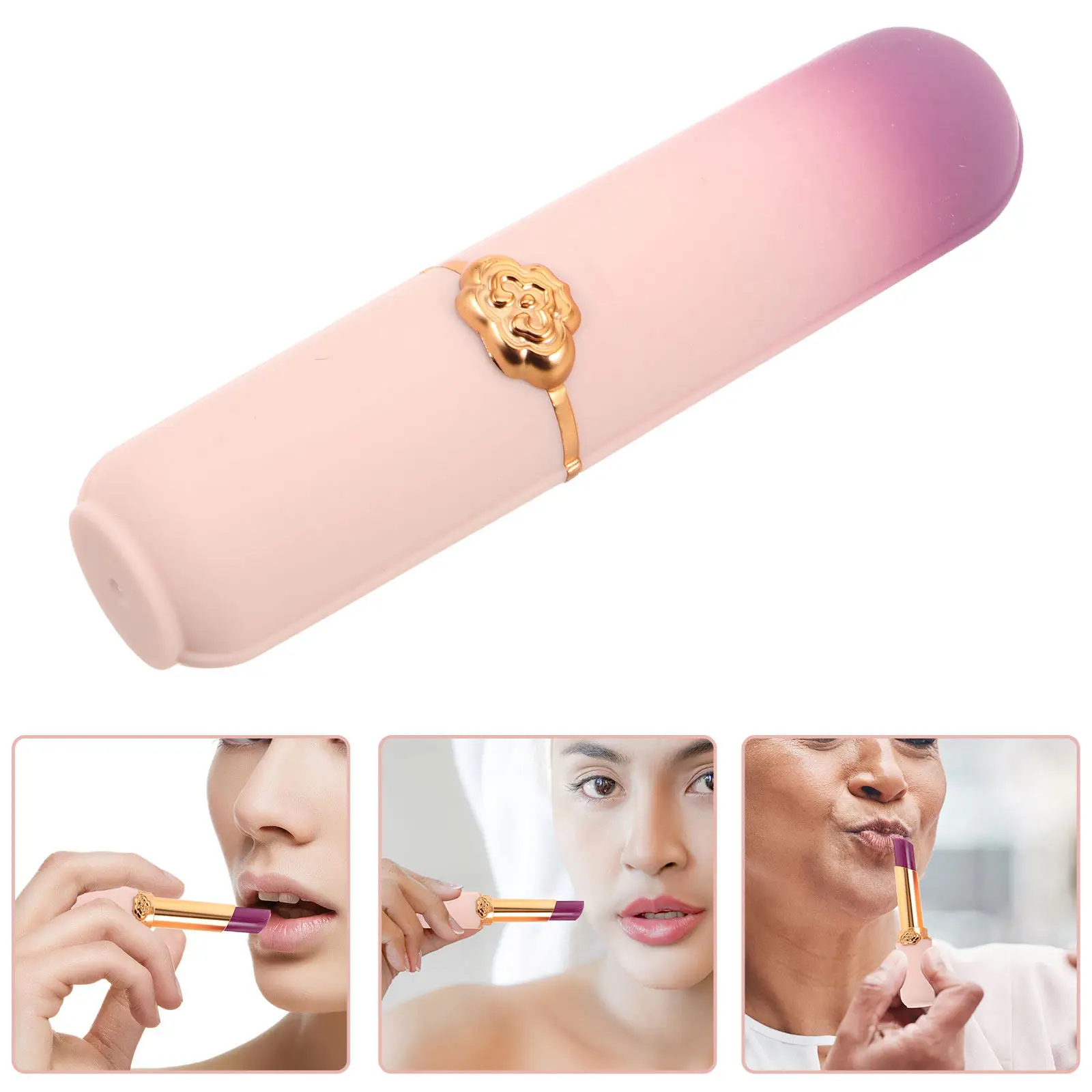 Bálsamo Labial de Gelatina con Cambio de Color Uva, Hidratante, Nutrición Profunda, Tinte Labial de Larga Duración, Fórmula Hidratante para Mujeres, Natural