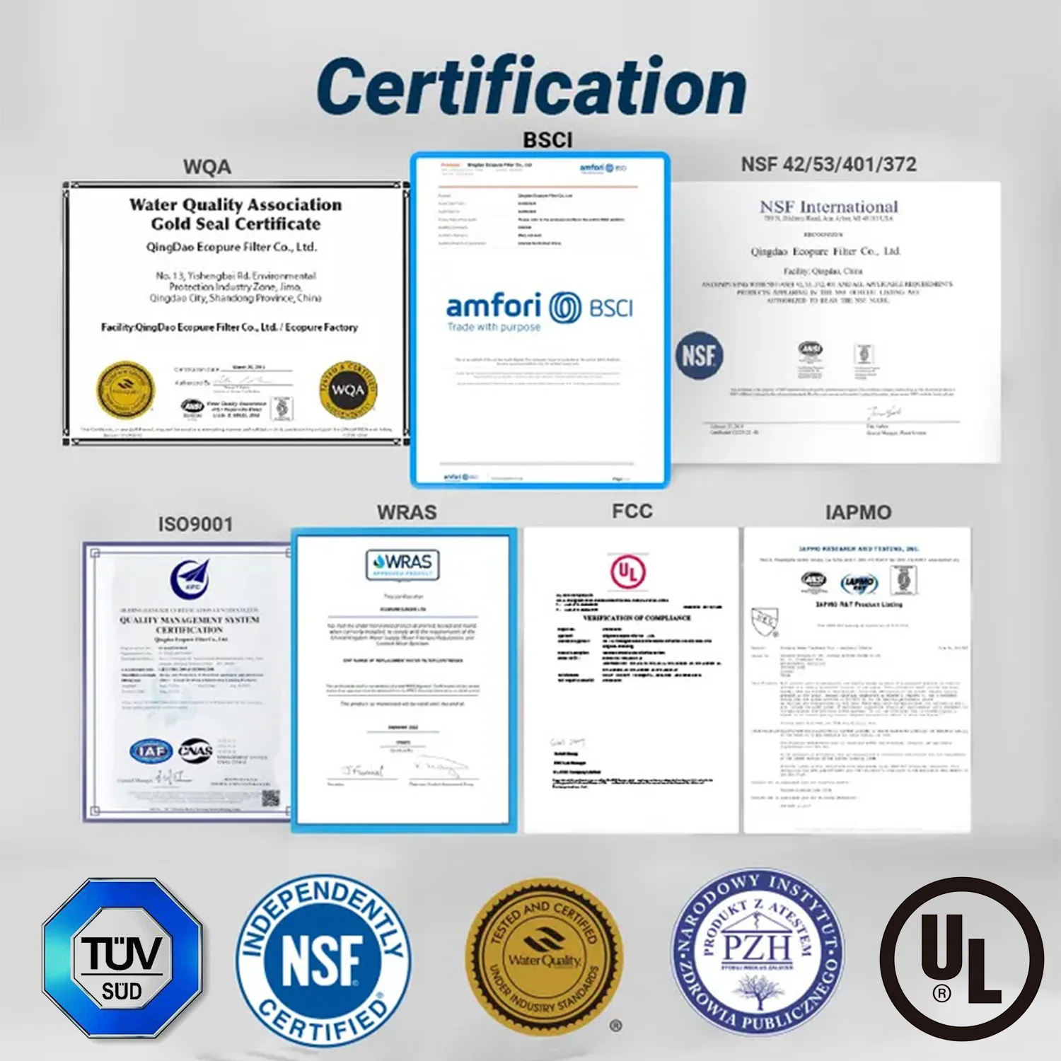 NSF Certified DA29-00003F Refrigerator Water Filter, for Samsung DA29-00003F DA29-00003A DA29-00003B Aqua Pure Plus