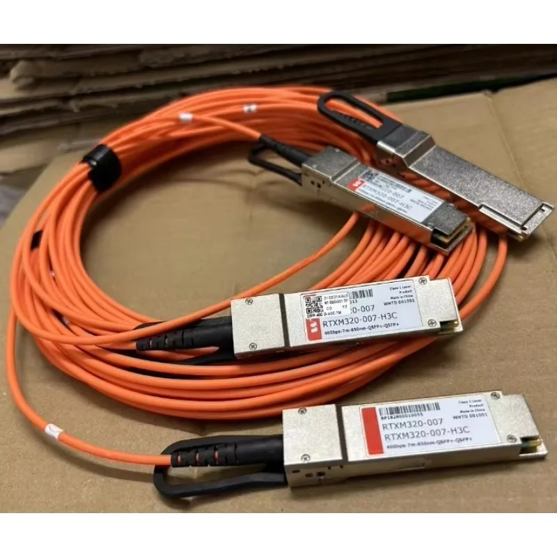 Cable For H3C QSFP-40G-D-AOC 7M 10M Multimode Switch Stacking Fiber Cord Used
