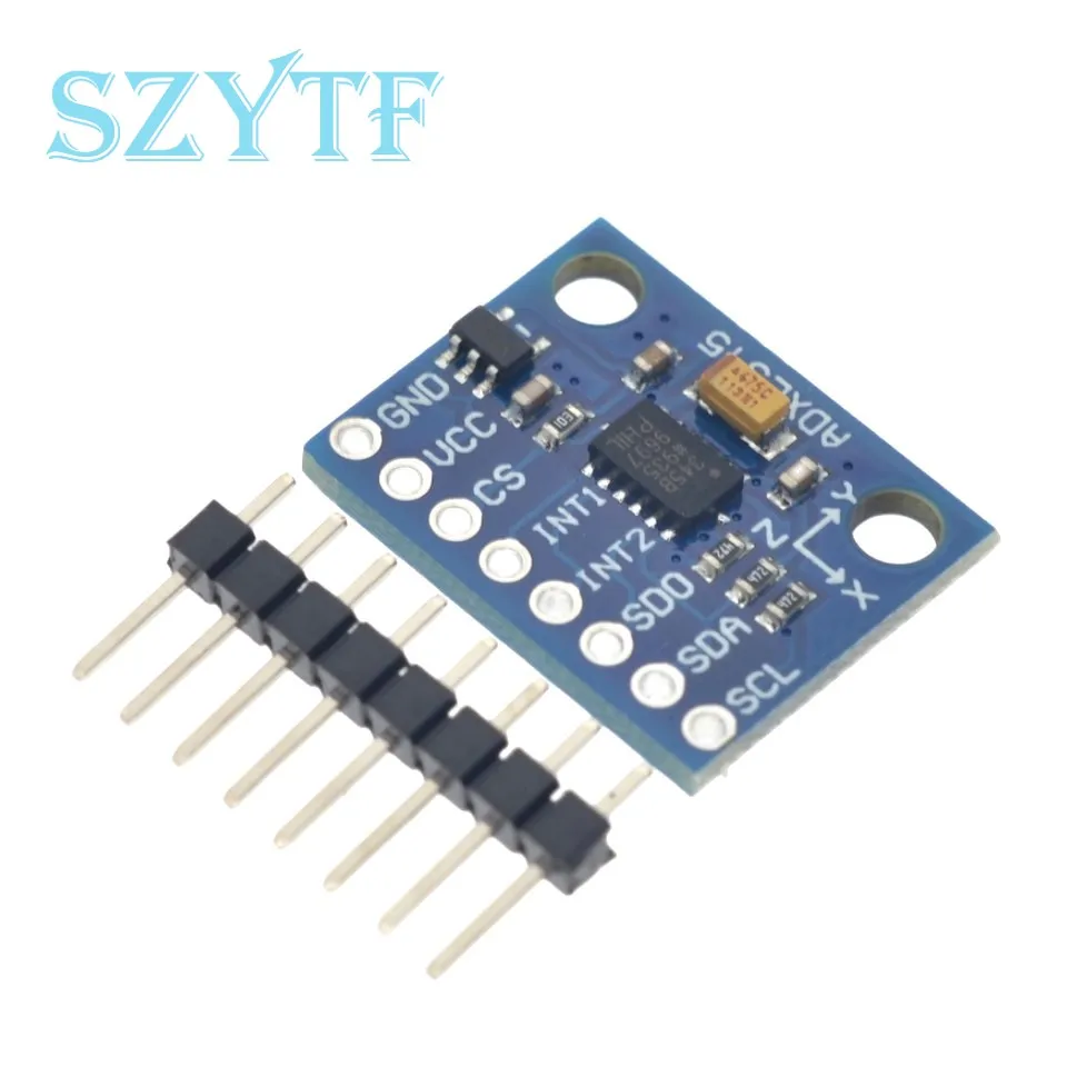 GY-291 ADXL345 Digital Three-axis Acceleration Of Gravity Tilt Module IIC  SPI Transmission