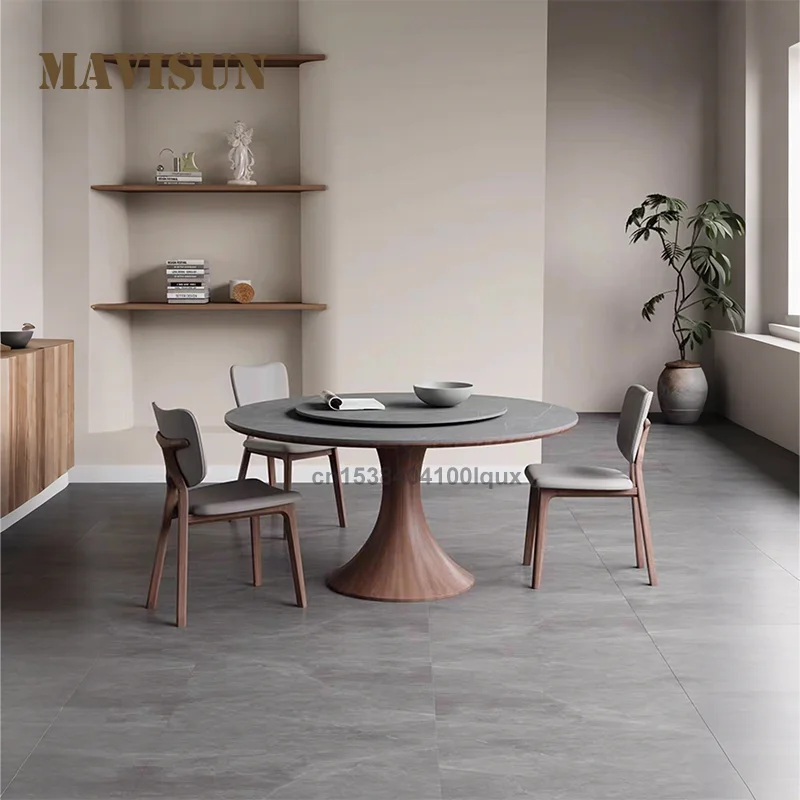 

Nordic Style Wooden Dining Table Set 120cm For Home Dining Room With Smooth Surface Sturdy Structure Easy To Clean Wooden Dining
