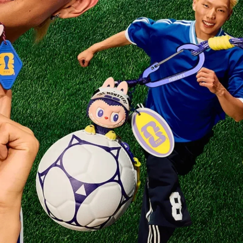 

POP MART THE MONSTERS FIFA SERIES - Football-shaped Mini Mystery Box Genuine Blind Box Guess Toys Bag Ornament Figurines Home