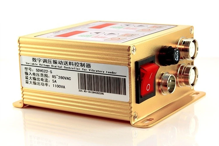 SDVC22-S Dual Channel Vibratory Feeder Controller Double Output Vibratory Bowl Speed Regulator Vibration Plate Dual Control