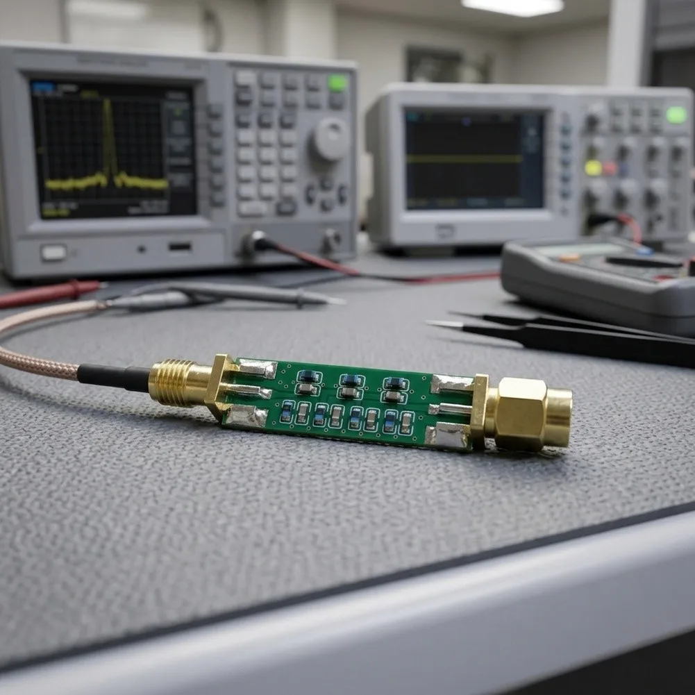 FM Band Stop For Notch Filter 2.8cm Green PCB RF Signal Suppression Module For Shortwave Radio Reception Enhancement For SMA 50