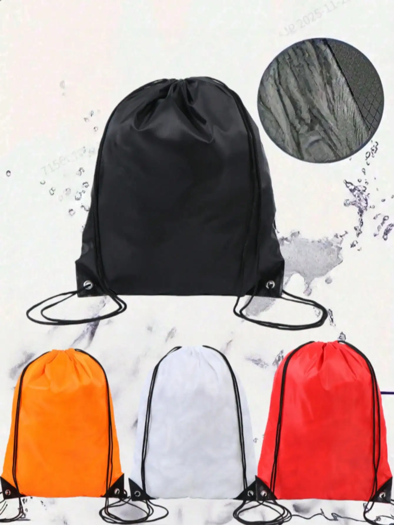 

Цельный водонепроницаемый рюкзак большой вместимости на шнурке, дизайн для сухого и влажного разделения — легкий, водонепроницаемый и быстросохнущий.