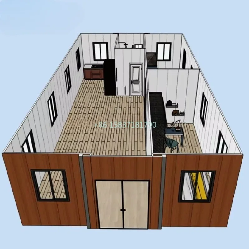 رائجة البيع منزل حاوية المعيشة المنزل الجاهز 3 غرف نوم أستراليا 20ft 40ft توسيع حاوية عصرية صغيرة وحدات البيت
