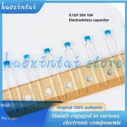 100PCS 0.1uF 104 50V Japanese original Murata 0.1uF 104 50V audio stepless monazite capacitor