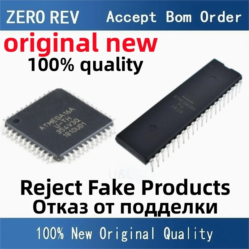 

10Pcs 100% New free delivery ATMEGA16A-AU ATMEGA16AU TQFP44 ATMEGA16A-PU ATMEGA16APU DIP40 MCU Brand new original chips ic