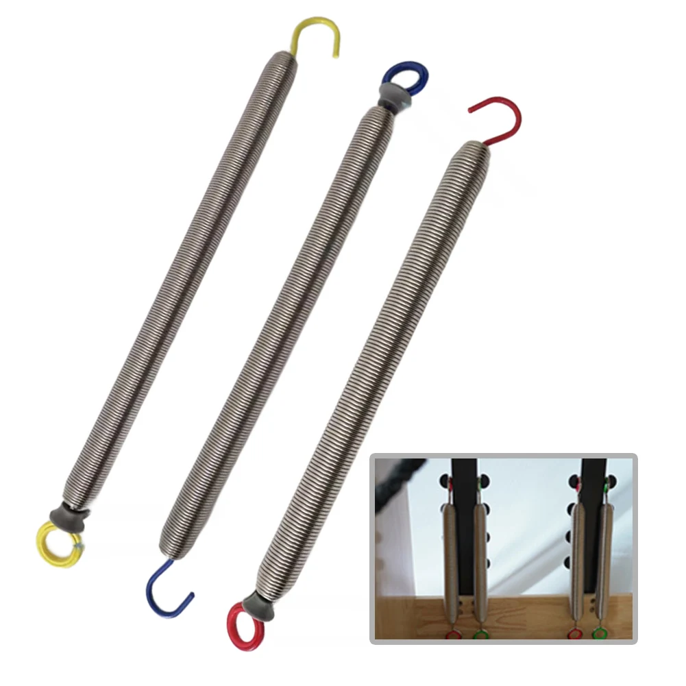 47cm Blue Medium Tension Spring With Hook End For Pilates Reformer Machine Fitness Equipment Replacement Part Yoga Accessory