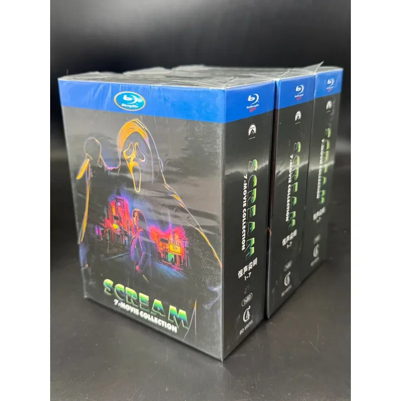 Scream 1-7 7 Discs 5PP Box A Milestone in American Horror Films