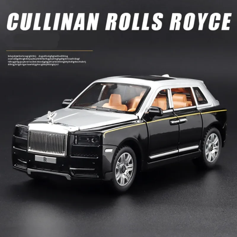 1:32 rolls royce cullinan liga modelo de carro diecasts veículos de brinquedo metal carro simulação som e luz brinquedos carro presente das crianças