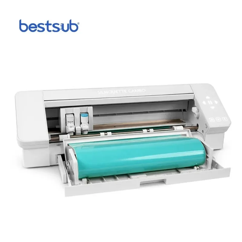 BestSub Custom Sticker Cutter SILHOUETTE Newest Cutter Plotter CAMEO 4 Paper Vinyl Cutting Plotter Machine