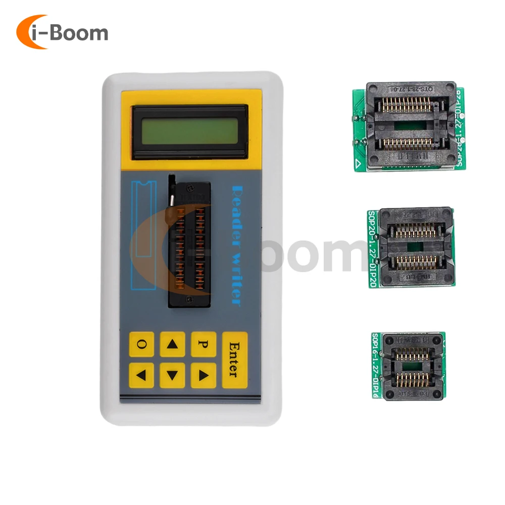 Transistor Tester MOS Capacitor Tester Diode Resistor Inductor Automatic Checker Detector With 16PIN 20PIN 24PIN Burn-in Holder