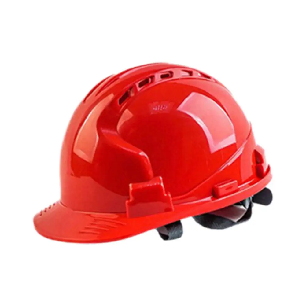 Construction Safety Helmet Hard Hat Solid Color ABS Thicken Anti Strong Rolling Adjustable High-end Industrial Climbing Helmet