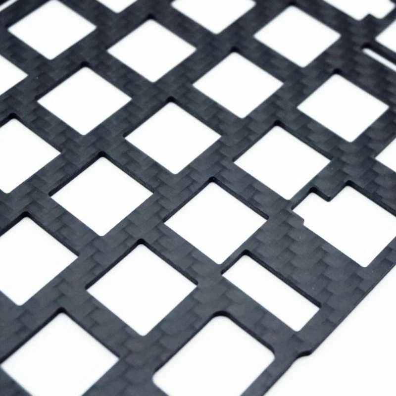 TOFU TKL - Tablero de Posicionamiento de Teclado Personalizado para PC, Aluminio, PP, Fibra de Carbono, Esports Gaming, 104 Teclas, Accesorios para Teclado Mecánico