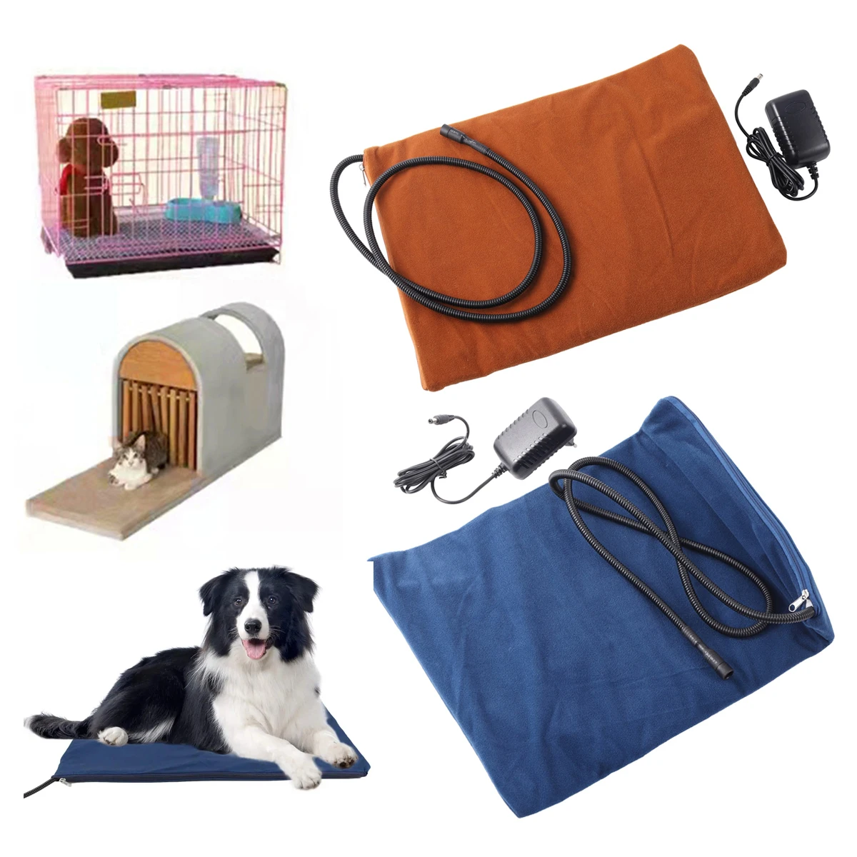 

1Pc Dog Electric Heating Pad Temperature Waterproof Heated Warm Mat Pet Electric Blanket Winter Puppy Kitten Sleeping Supplies