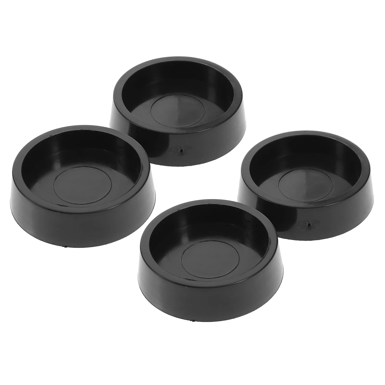 4 Pcs Floor Mat Furniture Stabilizers Chair Wheel Stopper Table Legs Coasters Cap Plastic Pad Holders