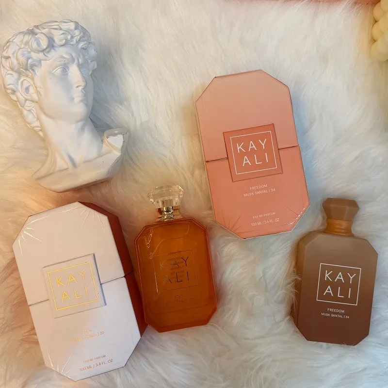 100ml KAYALI Eden Sweet Peach Perfume Eau Parfum Long Lasting Fruity Floral Sweet Vanilla Musk Praline Elegant Women Fragrance