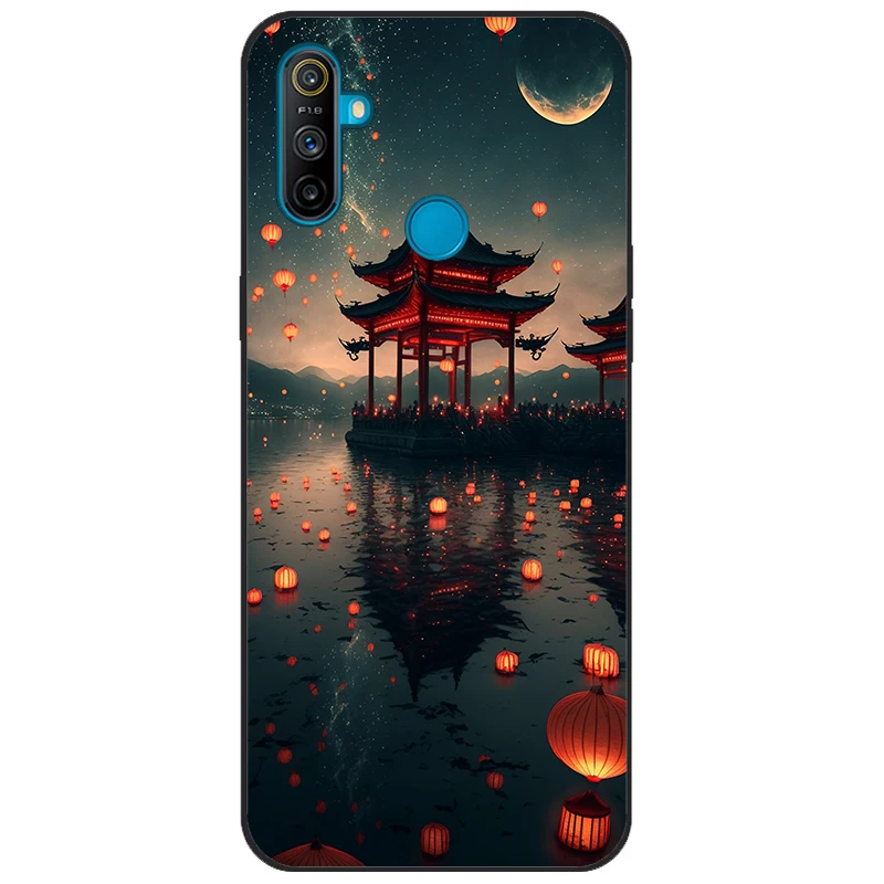 For OPPO Realme C3 Case Cover Bumper On For Oppo Realme C3 TPU Soft Silicone Case Realme C3 C 3 3C Back Cover RealmeC3 2020 Capa