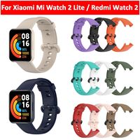 For Xiaomi Mi Watch 2 Lite/Redmi Watch 2 Lite Silicone Strap Global Version Smart Watch Replacement Sport Bracelet Wristband