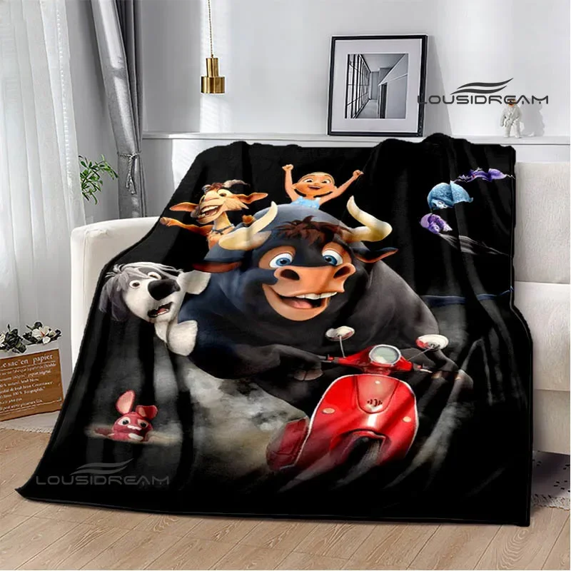 Ferdinand cartoon printed Blanket Warm Blanket Flannel Soft and Comfortable Home Travel Blanket bed linings Birthday Gift