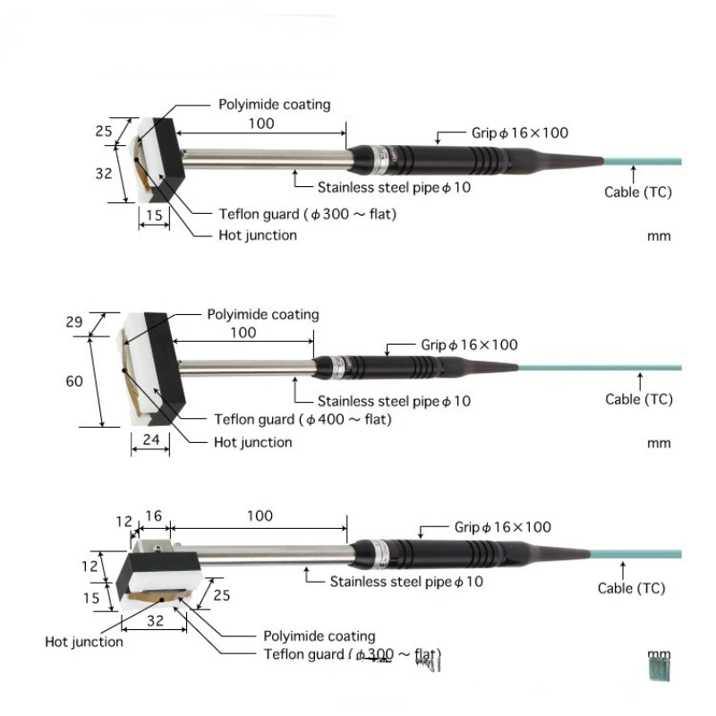 Thermometer Moving Surface Temperature U-121K/E-00-D0-1-TC1-ANP/ASP