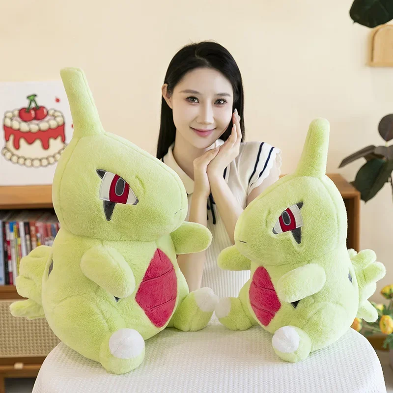 35/70cm Larvitar Pokemon Plush Toys Large Anime Doll Cute Pillow Giant Pokémon Plushie Tyranitar Stuffed Gift for Kids Christmas