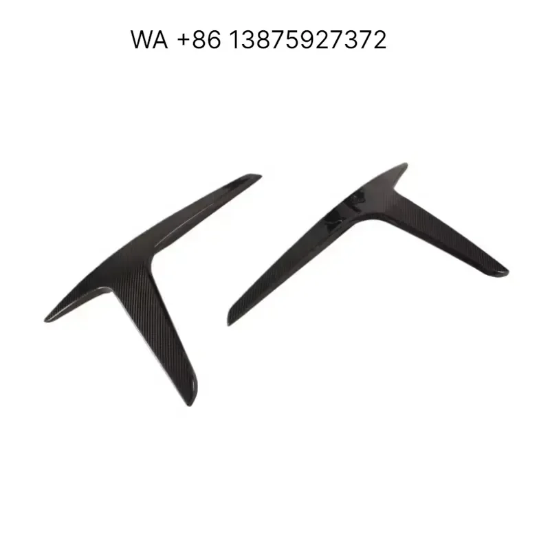 Wmwmnu Upgrade PK Style Dry Carbon Fiber Front Bumper Canard Wing Splitter for MC20