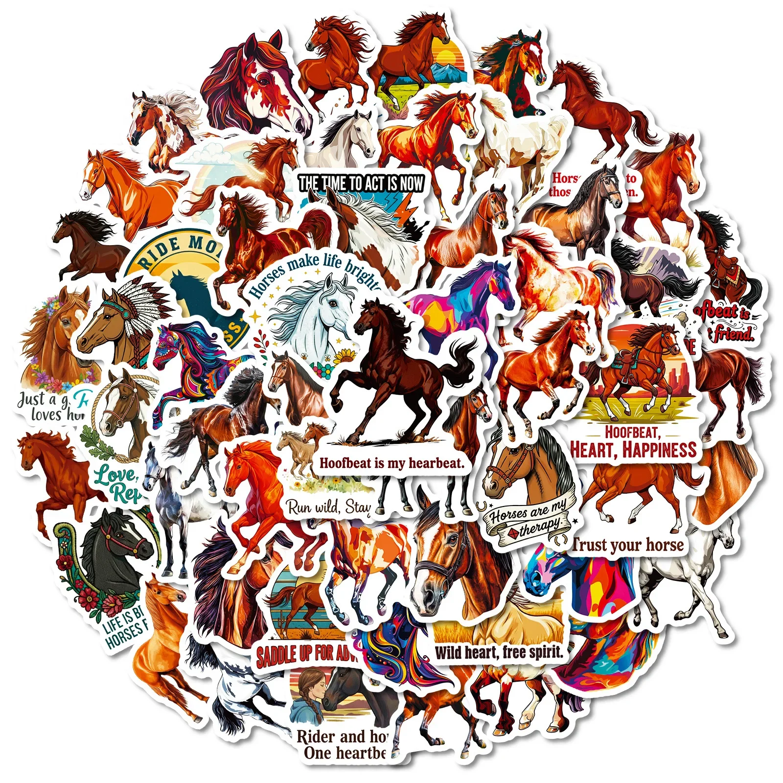 10/56 قطعة البرية ستيد موضوع الكتابة على الجدران ملصقات لطيف الحيوانات الكرتون ملصق مائي DIY بها بنفسك الأمتعة الهاتف كأس الغيتار سكيت الشارات مقاوم للماء