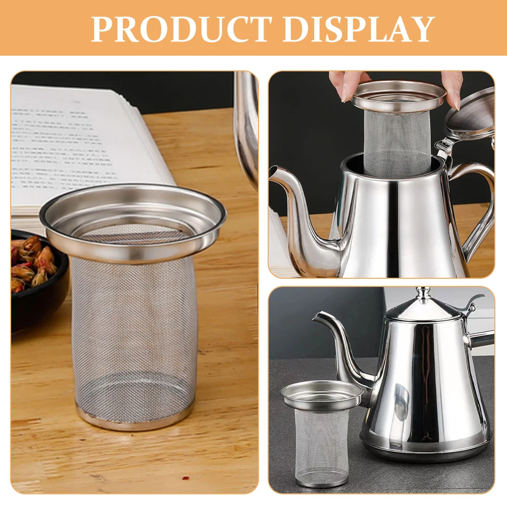 

Stainless Steel Teapot Strainer Infuser 8 5x7 8cm Tea Filter Mesh Diffusers for Loose Leaf Practical Accessories Kitchen Bar Use