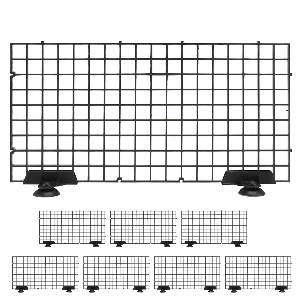 

1 Set Fish Panel Aquarium Isolation Board Fish Tank Accessories Bottom Filter Pad Aquarium Tank Divider Net Design Filter Plate