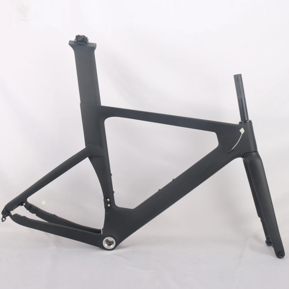 Winowsports Road Bike Carbon Frame 700*28C 700*30C Carbon Road TT Frameset  Disc Brake 140 Rotor BSA68 Road Bicycle Frames