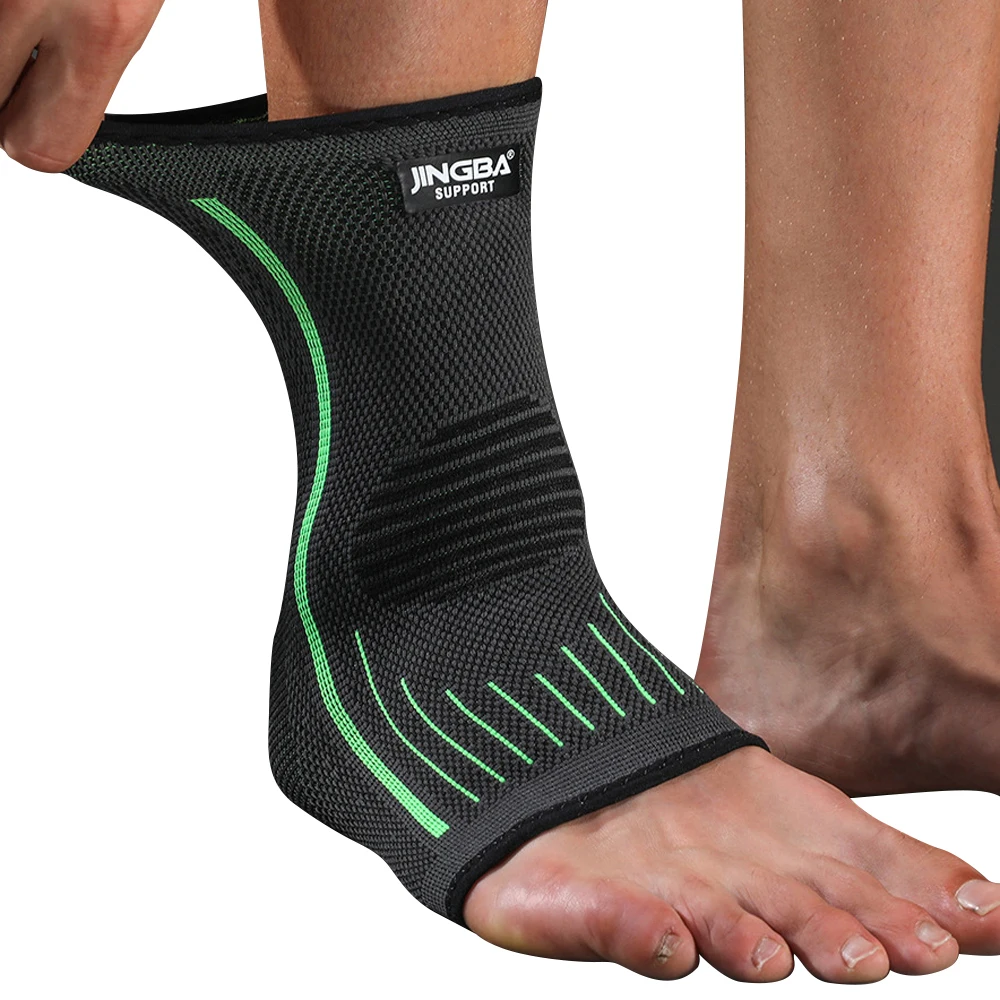 1 Pcs Breathable Ankle Compression Sleeve, Elastic Ankle Support Brace Stabilizer for Plantar Fasciitis, Achilles Tendonitis Men