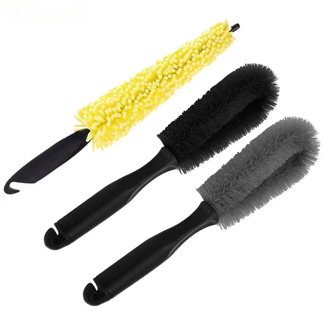 Spazzola per ruote spazzola per la pulizia dei pneumatici strumenti per la pulizia dei cerchi dell\'auto Scrubber Cleaner Duster strumenti per la