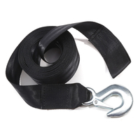2 Tons Boat Trailer Winch Strap Car Towing Rope Outdoor Emergency Trolley Rope for Auto Pontoon Waverunner Fishing Boat & More