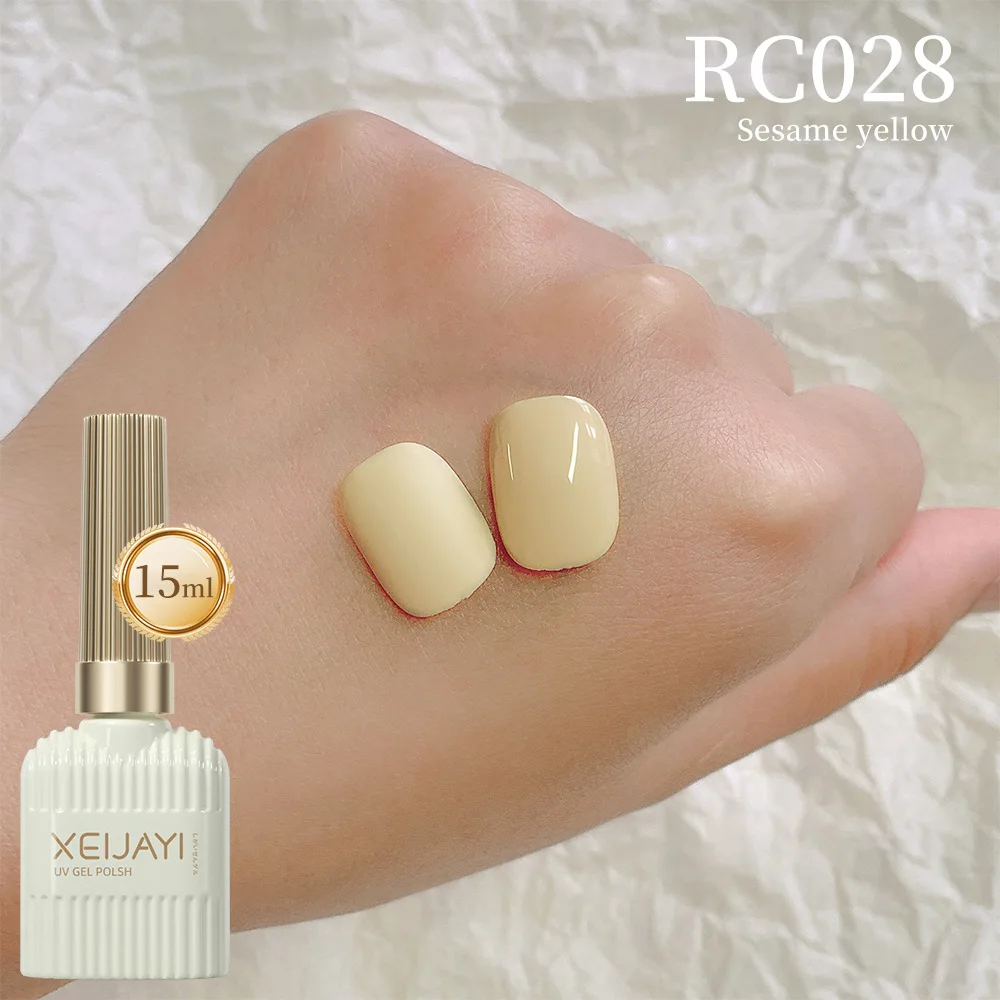 Smalto gel da 15 ml Vernici ibride Il colore nudo è adatto per tutte le stagioni Unghie artistiche per manicure Soak Off UV Necessita base superiore Primer