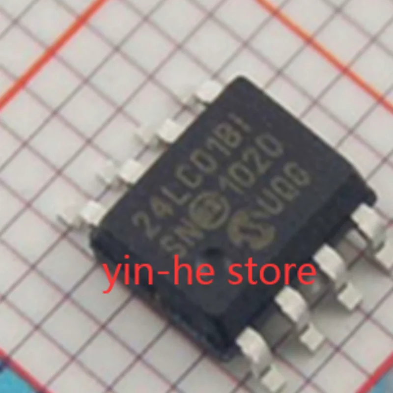 10PCS 24LC01BT-I/SN package SOP-8 electrically erasable programmable read-only memory