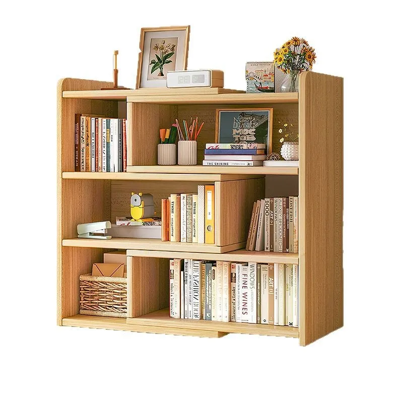 

Shelf, desk, bookshelf, multi-layer desk, storage cabinet, simple student home office, small bookcase
