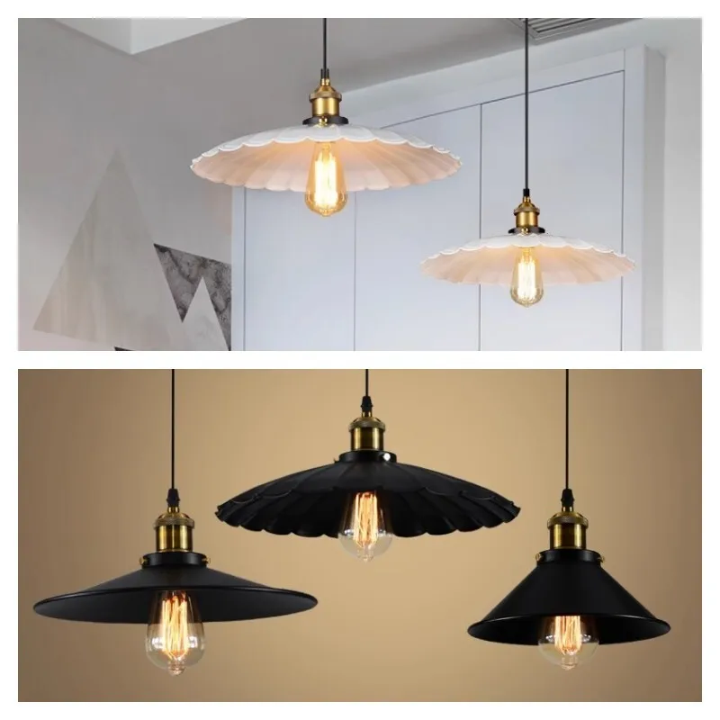 

Nordic Creative Vintage Metal Pendant Lamp For Living Dining Room Bedroom Bedside Kitchen Restaurant Home Decor Lighting Fixture