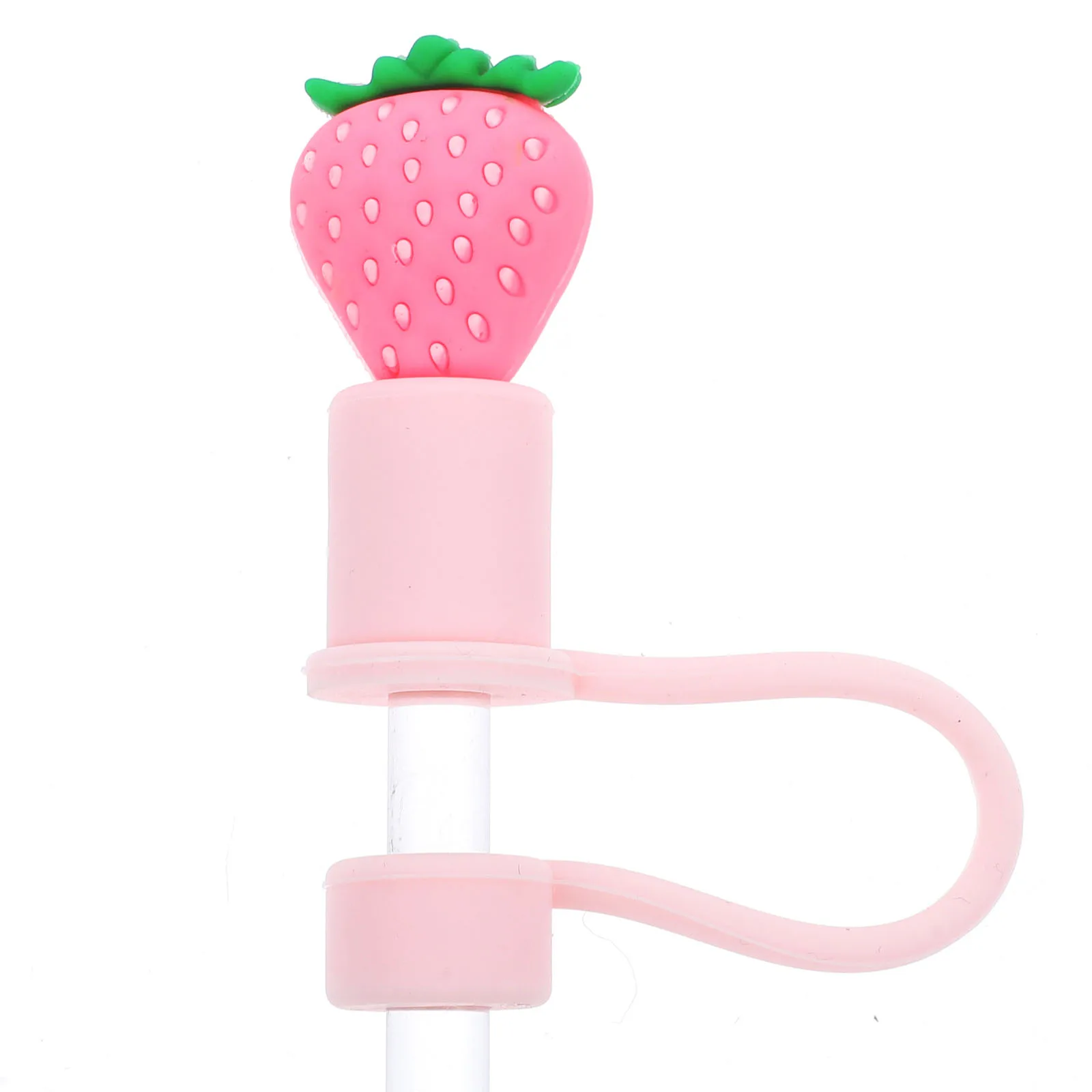 

Silicone Straw Tips Cover Heart Shaped Caps Suction Cups Lid Decorations Anti Dust Airtight Seal Party Baby Shower Graduation