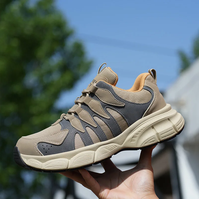 أحذية أمان الرجال مع غطاء صلب لأصبع القدم مكافحة سحق الرجال أحذية عمل أحذية رياضية خفيفة مقاومة للثقب أحذية غير قابلة للتدمير البناء