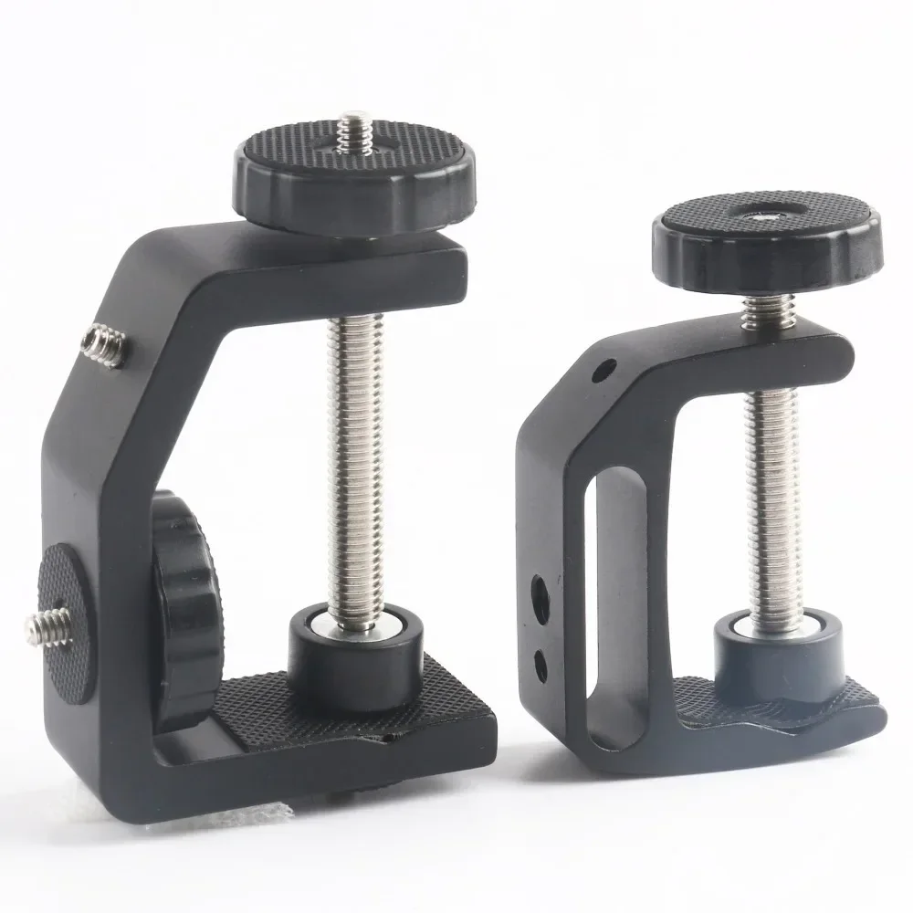 Multi-function Desktop Universal C Type Screw Mount Clamp Adapter Camera Phone Mounting Clamp With Mini Ball Head Screw