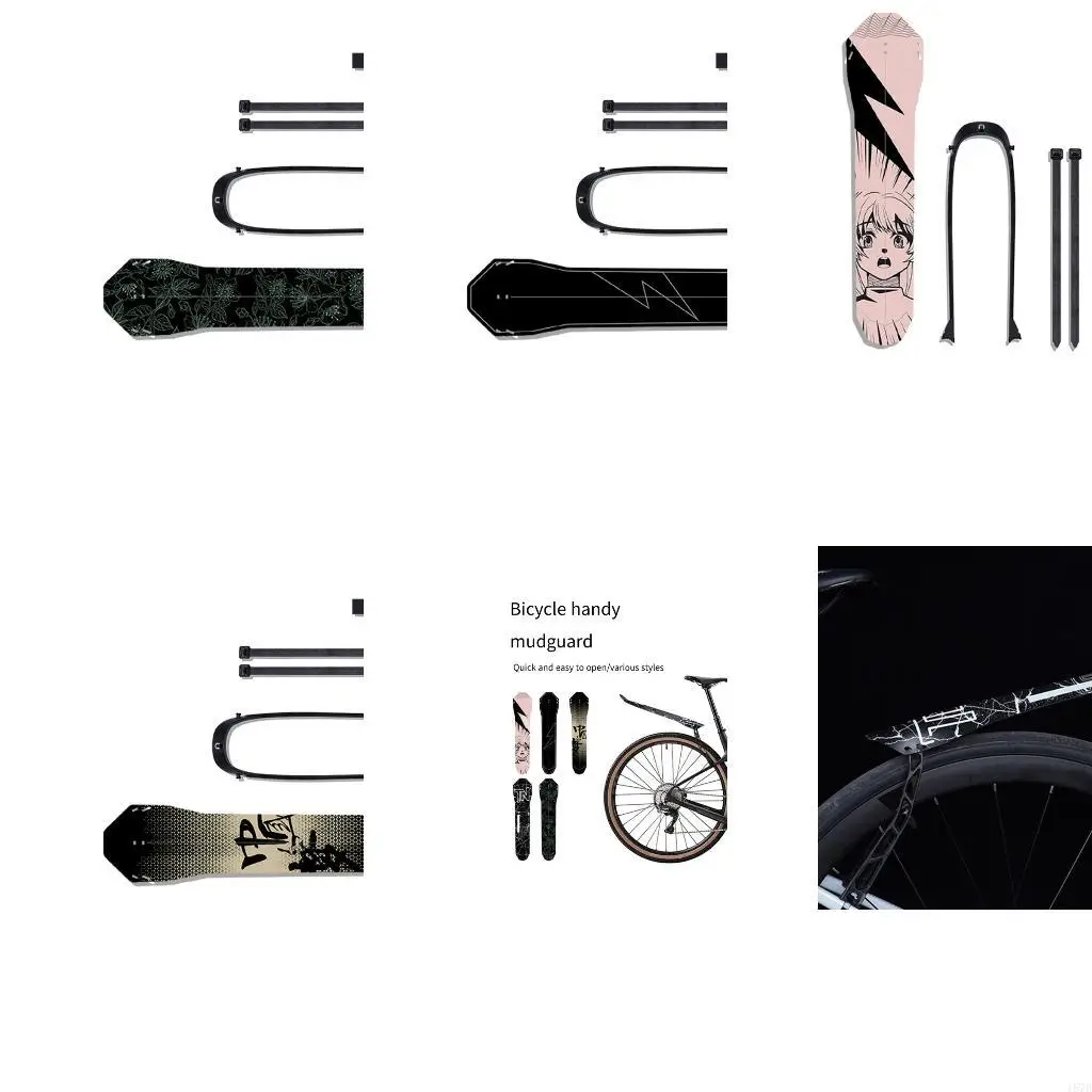 

Вплески доказывания велосипедов Блэкгарды высокие сильные стороны велосипедные велосипеды Mudflaps езда на велосипеде 157d